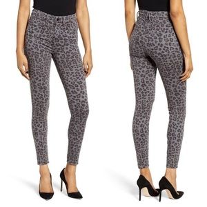 Good American Good Legs Leopard Skinny Jeans